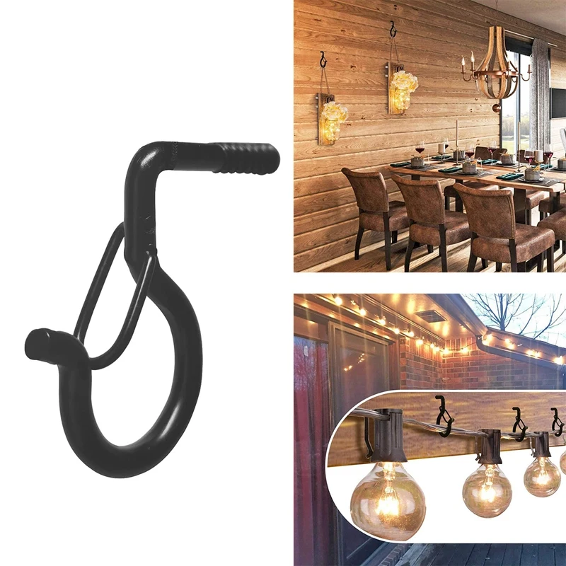 

String Light Hook Q Hanger Heavy Duty Ceiling Screw In Hook For Christmas String Lights Plants Party Decoration