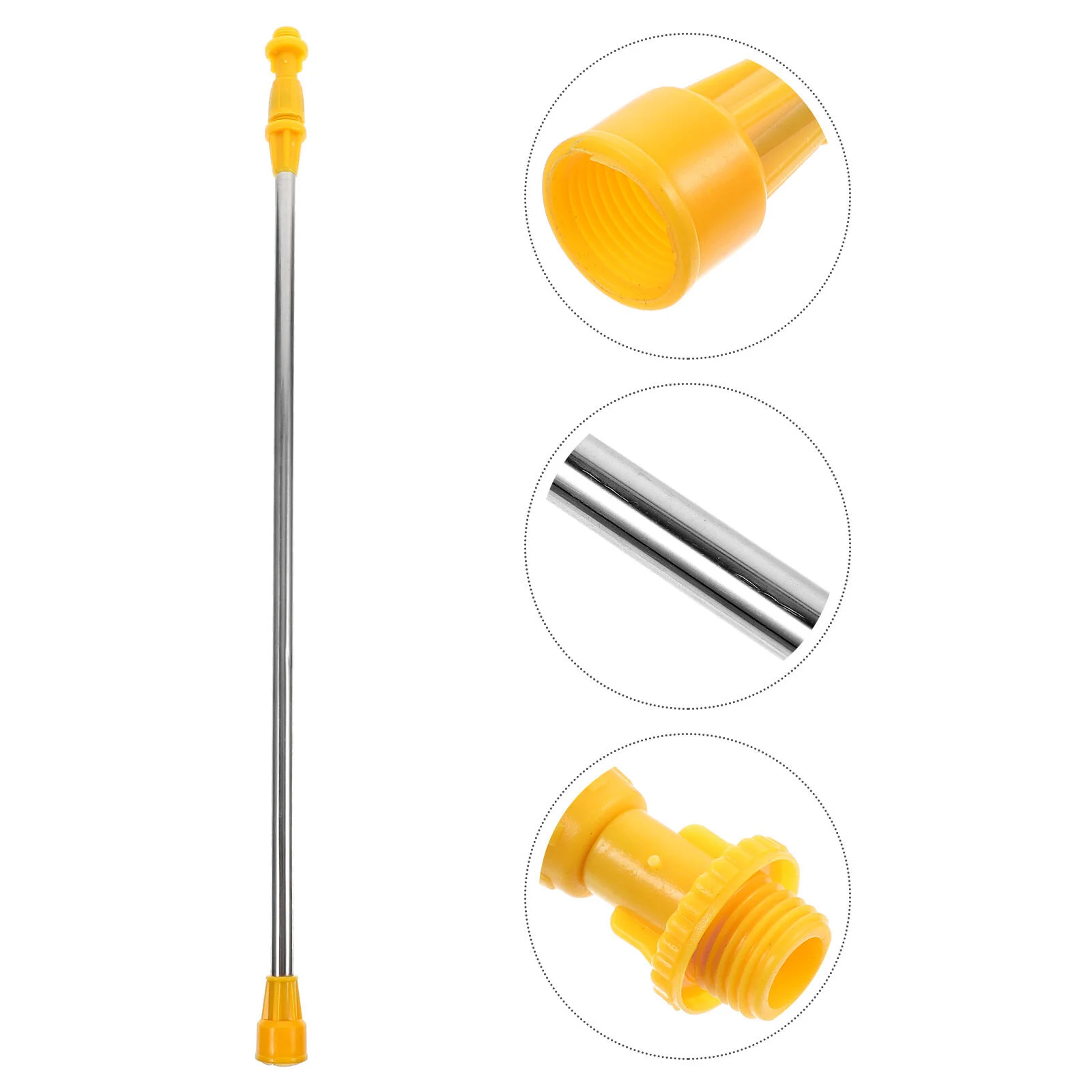 

5 Pcs Washer Extension Pole Sprayer Hose Wand Can Nozzle High Pressure Rod Stainless Steel Electric Replacement Hand Held