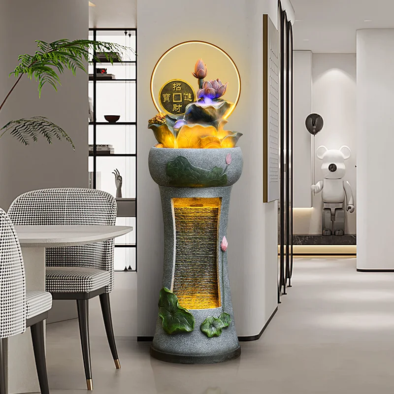 

XL Chinese Living Room Decoration Water Fountain Decoration Circulating Water Opening Gifts Lucky Decoration