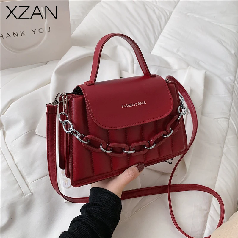 

Women Shoulder Bags 2022 Small Flap Chain Bag Crossbody Messenger Bag Girl Women's Handbags Ladies Phone Purse Small Square Bag