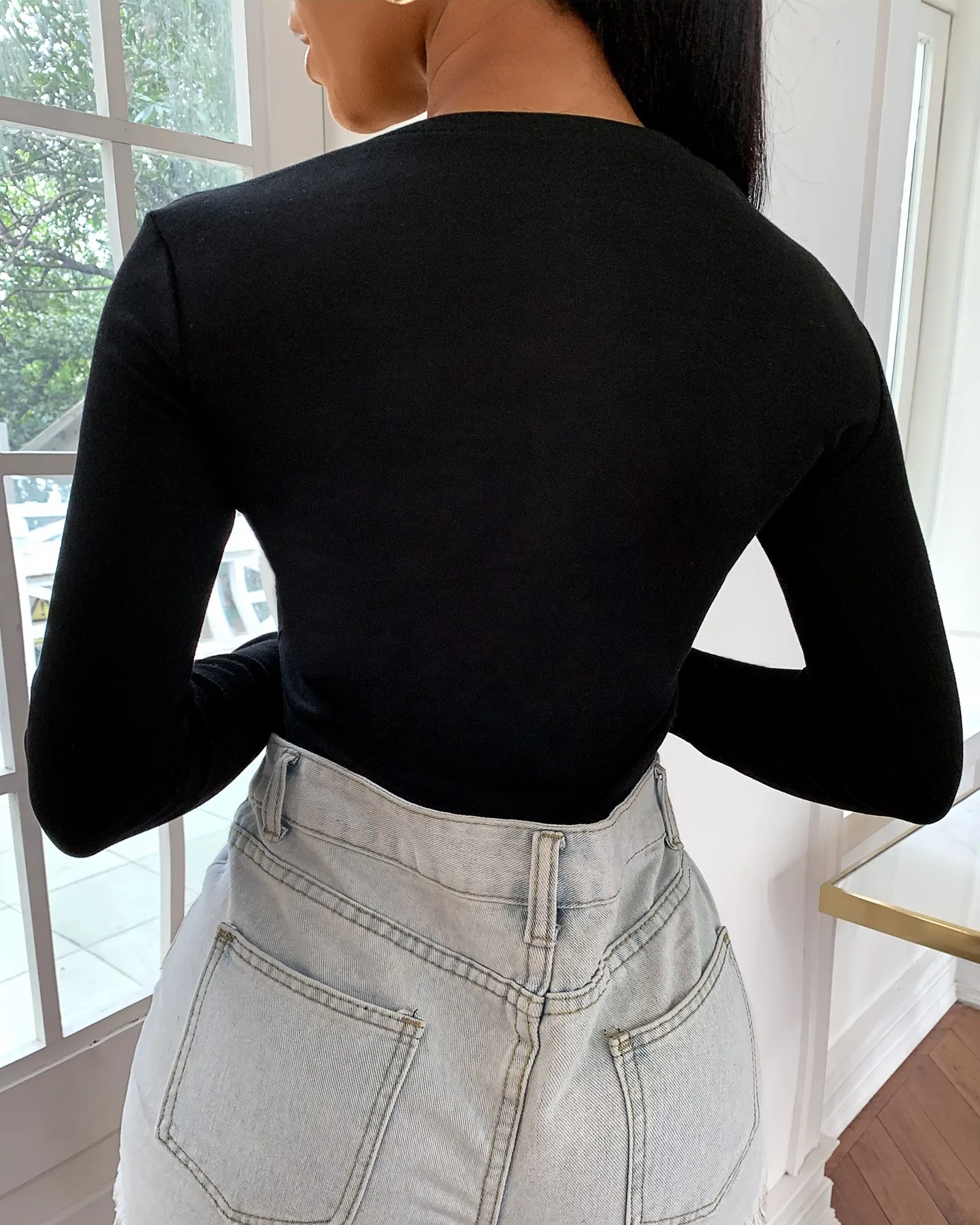 

New Summer Women's T-shirt Personality 3D Off-the-shoulder zip fit Short Sleeve Summer sexy Soft long sleeves For Women