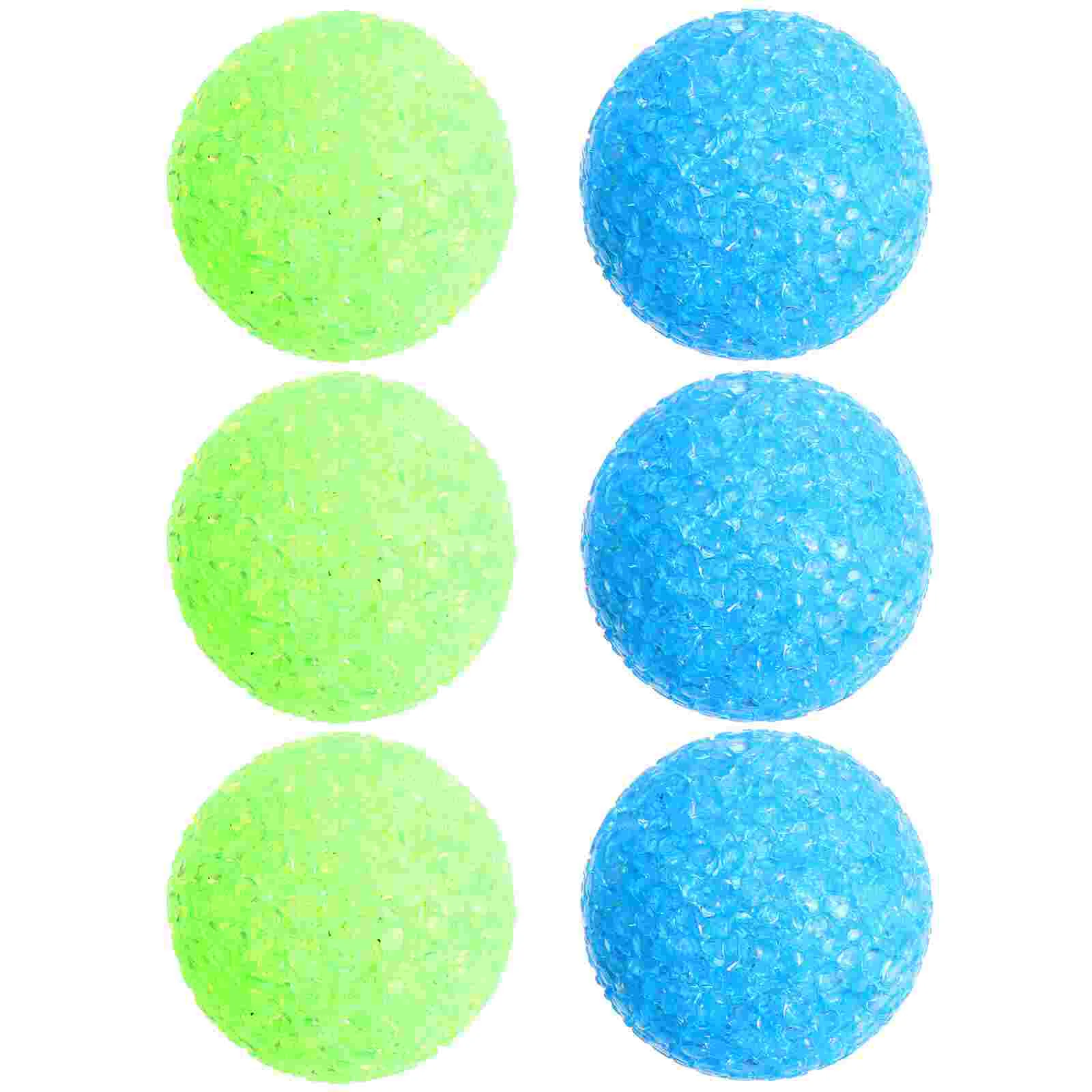 

6Pcs Pet Kitten and Cat Plastic Ball Toys with Bells Interactive Pet Toys