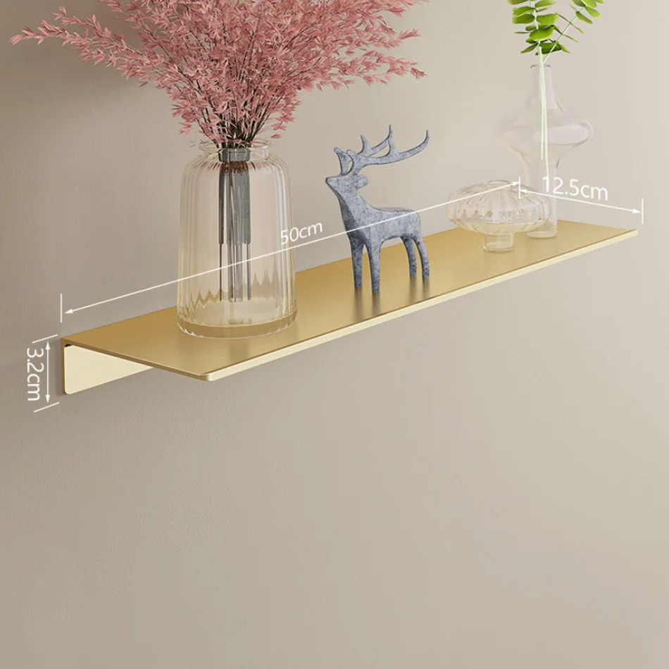 

Полка для ванной матовое золото алюминий