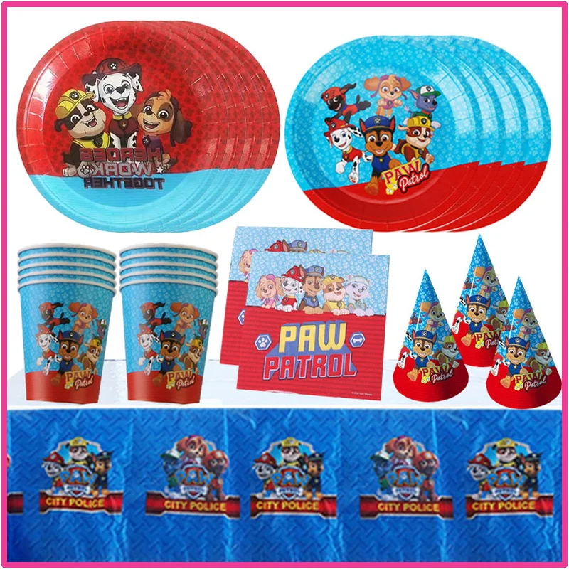 Бумажные салфетки Щенячий патруль для дня рождения