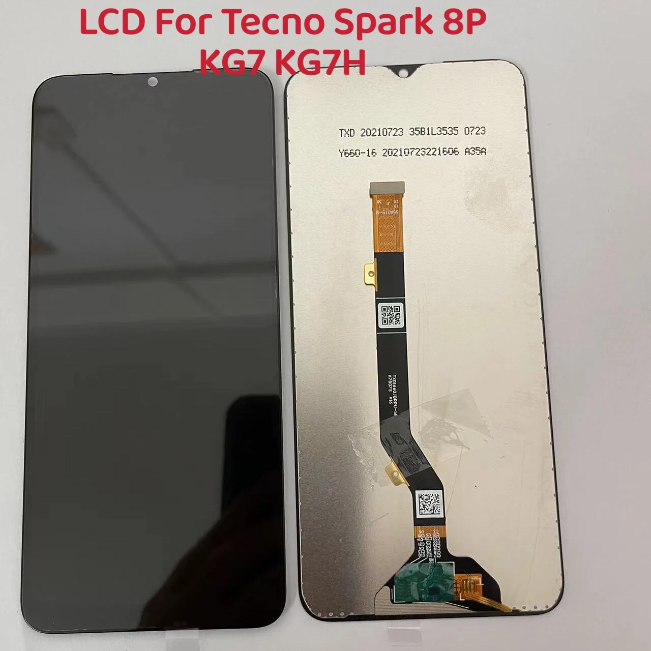 

10 PCS/Lot Original LCD Display For Tecno Spark 8P KG7 KG7H KG7N LCD With Touch Panel Screen Glass Full Assembly Parts