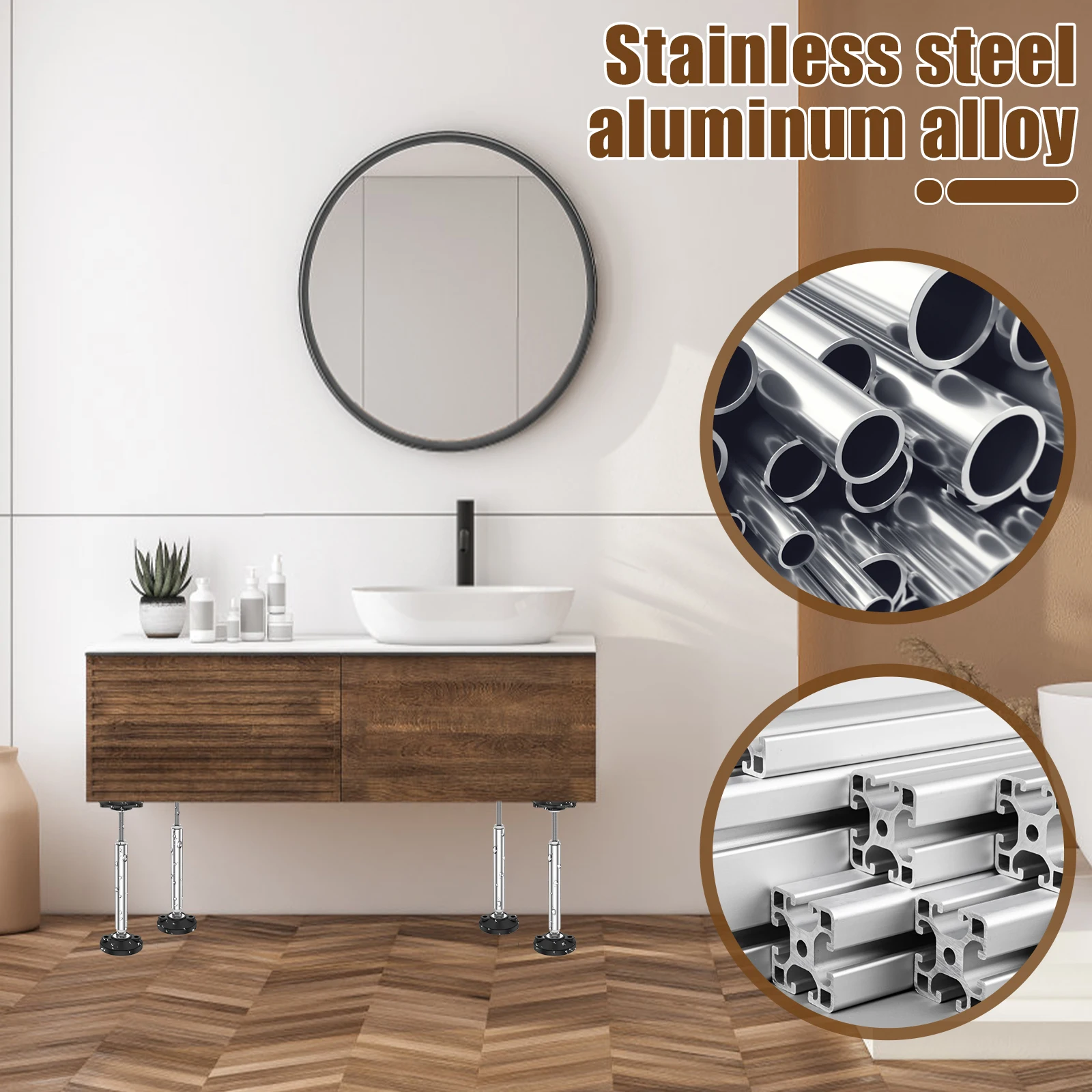 Телескопическая опорная штанга 2 шт. Нейлоновый Регулируемый кронштейн для