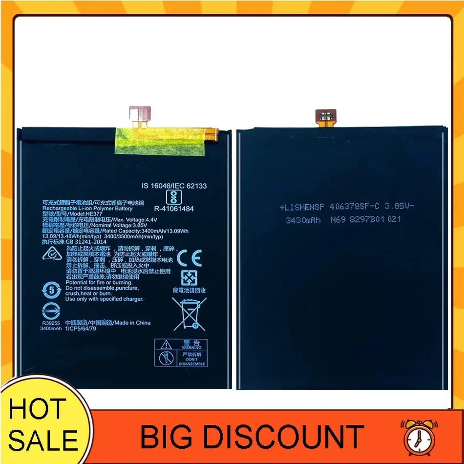 3500 мАч HE377 HE376 Аккумуляторы для мобильных телефонов Nokia X71 HE 377 перезаряжаемая