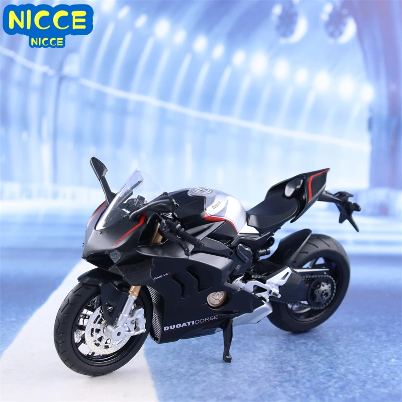 

Nicce 1:12 DUCATI V4S Motorcycle High Simulation Diecast Metal Alloy Model Car Sound Light Collection Kids Toy Gifts M17