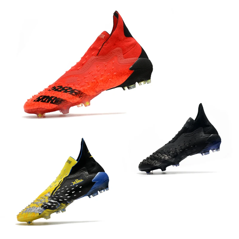

New Release limited Sales Men PREDATOR FREAK .1 LOW FG Outdoor Football Boots High Ankle Soccer Shoes Comfortable Light Cleats