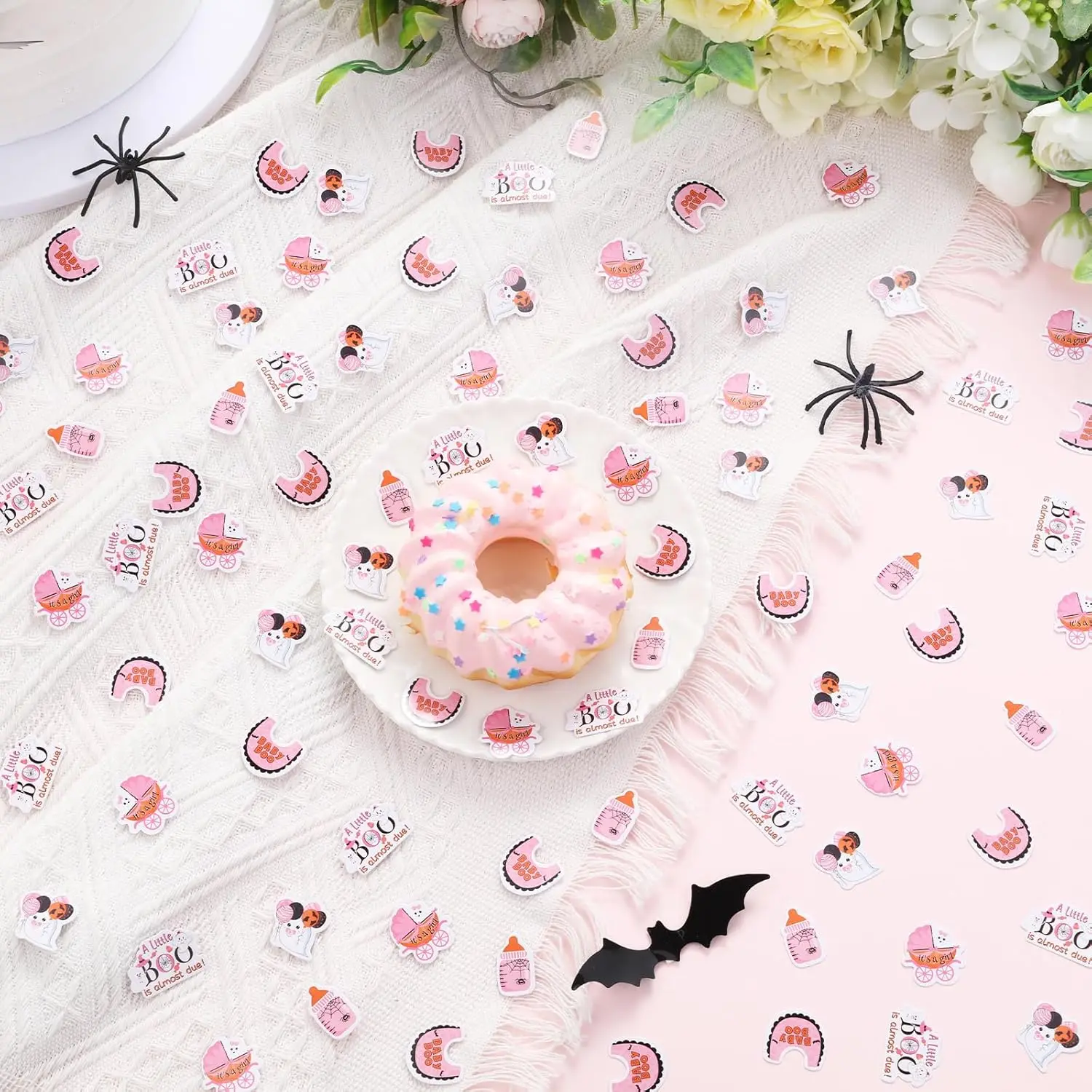 Сюрприз 200 шт тематика Хэллоуин конфетти немного Boo Is почти из-за декора стола