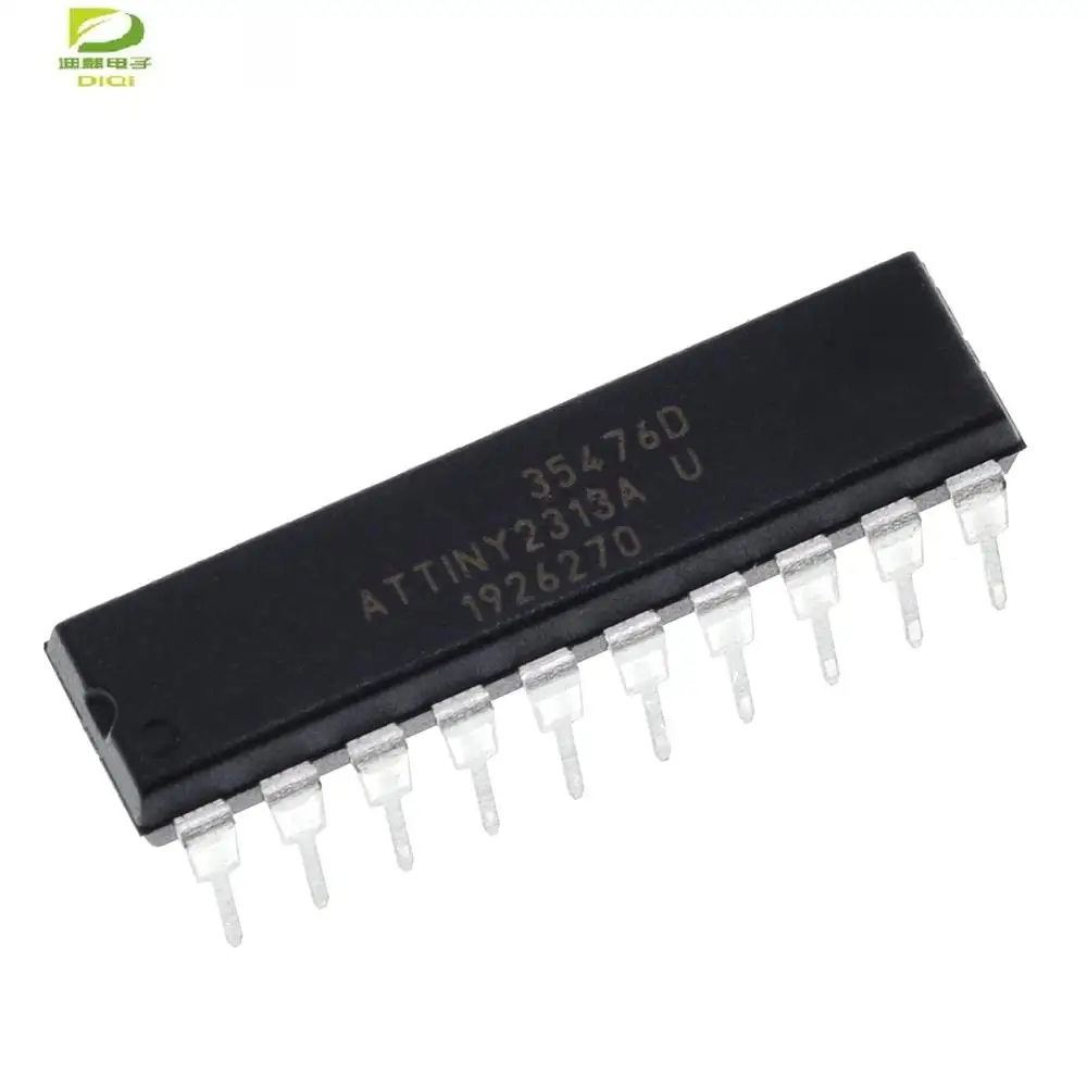 

ATTINY2313A-PU ATTINY2313 DIP20 MCU 8-bit ATtiny AVR RISC 2KB Flash 2.5V/3.3V/5V 20-Pin DIP new original