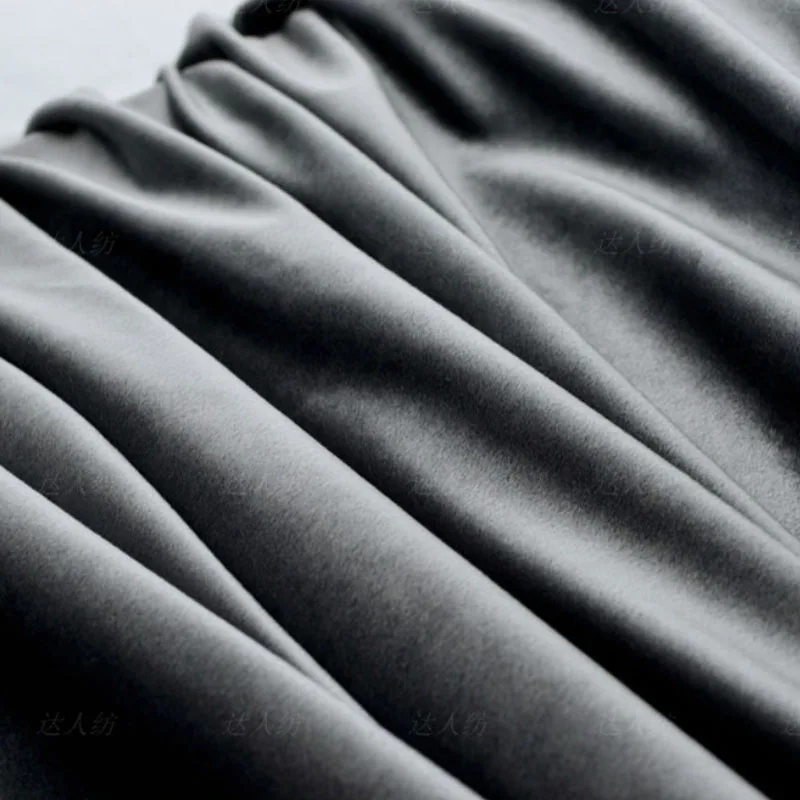 Высококачественные итальянские бархатные шторы серые европейские для виллы