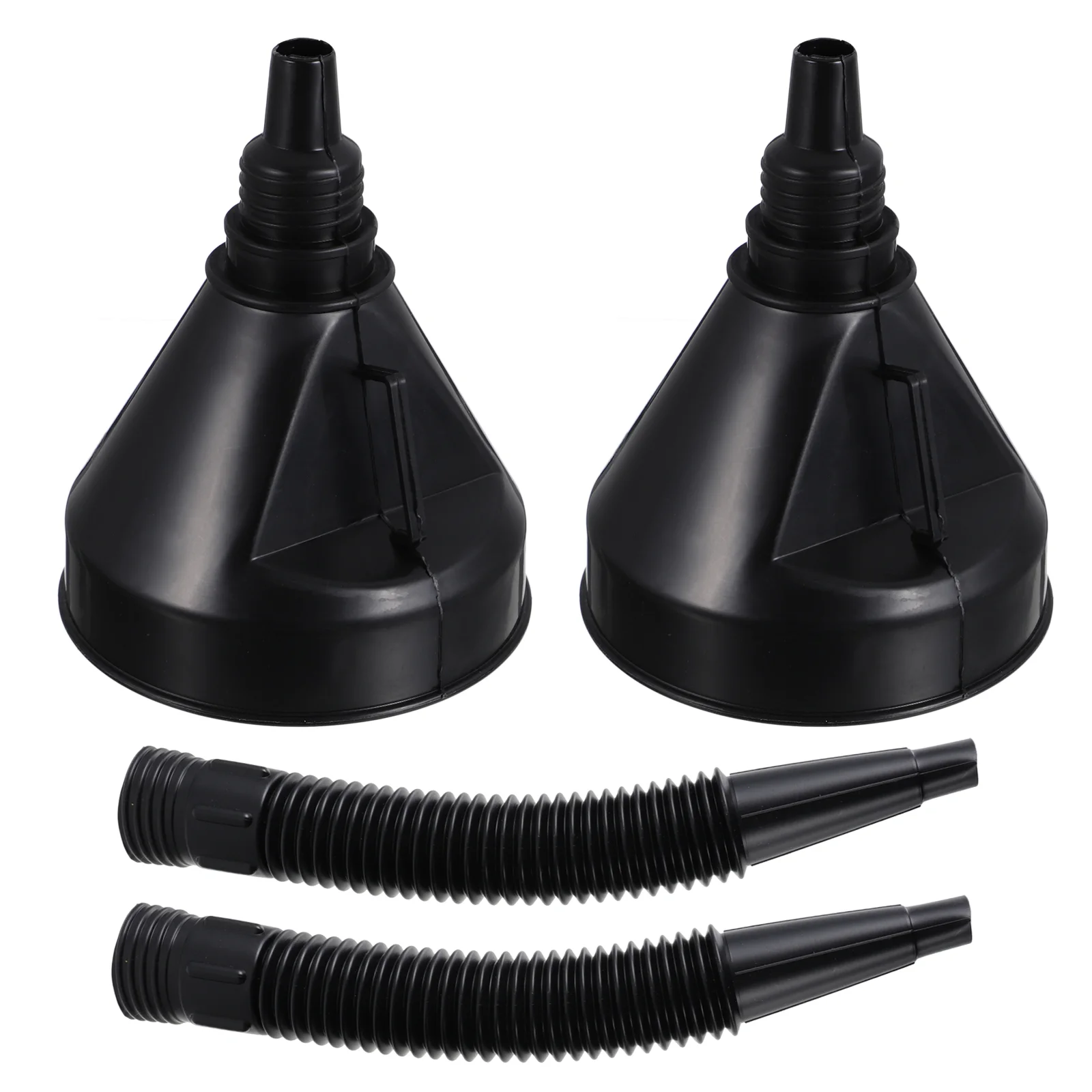 

2pcs Engine Oil Fluid Funnel Gasoline Liquids Kerosene Funnel with Filter Net