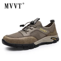 new breathable trekking men shoes casual summer sneakers men outdoor shoes mesh non slip sole mesh walking shoe zapatos