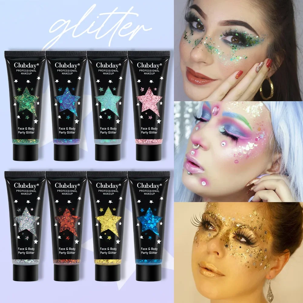 MISS ROSE Высокопигменты Блестящие блестки Жидкие тени для век Макияж Стойкие