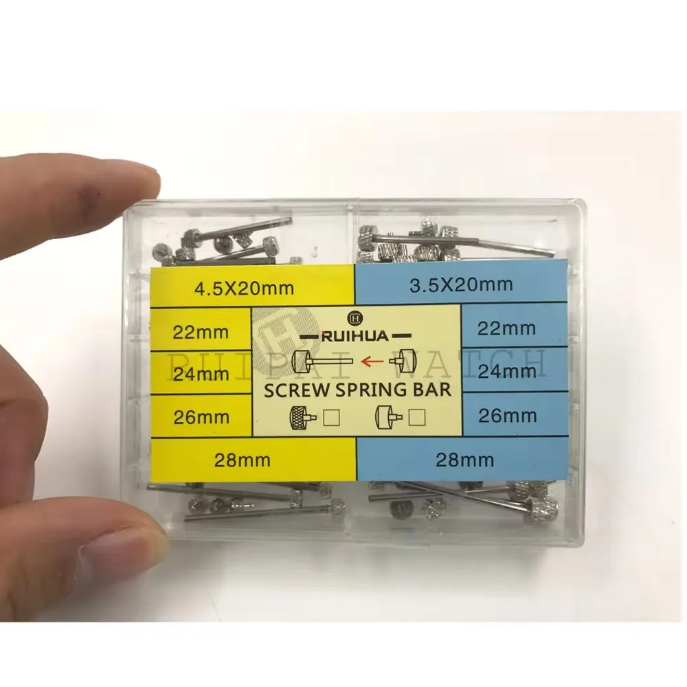 Винтовой пружинный стальной ремешок для часов браслета ремешка цвета розового