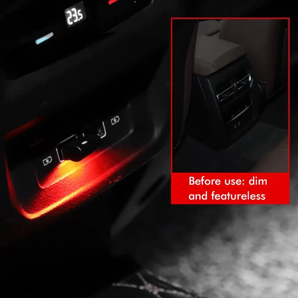 USB-интерьер автомобиля 7 цветов для Lada Priora Sedan sport Kalina Granta Vesta
