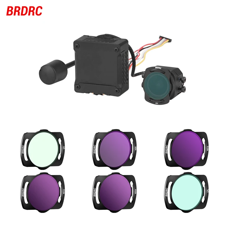 

Lens Filter Sets for DJI O3 Air Unit UV CPL ND8 ND16 ND32 ND64 Optical Glass Polarizer Filter DIY Homemade Drone Accessories