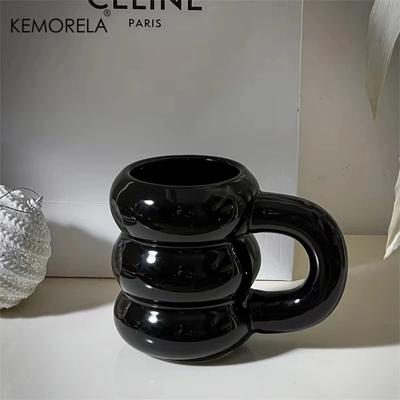 

KEMORELA керамическая кружка-пончик 420 мл