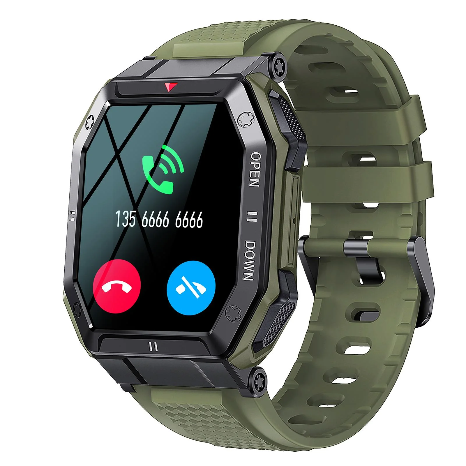

New K55 Smart Watch Men Sports Watches 350mah Bluetooth Call Fitness Smartwatch 2023 For Android IOS 1.85 Inch 240*280 HD Rushed