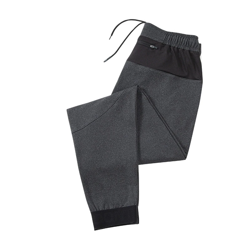 Lulu. Men's Jogging Sweatpants Thin Velvet Mid Waist Sports Casual Pants Warm Elastic Outdoor Training Running Trousers Winter