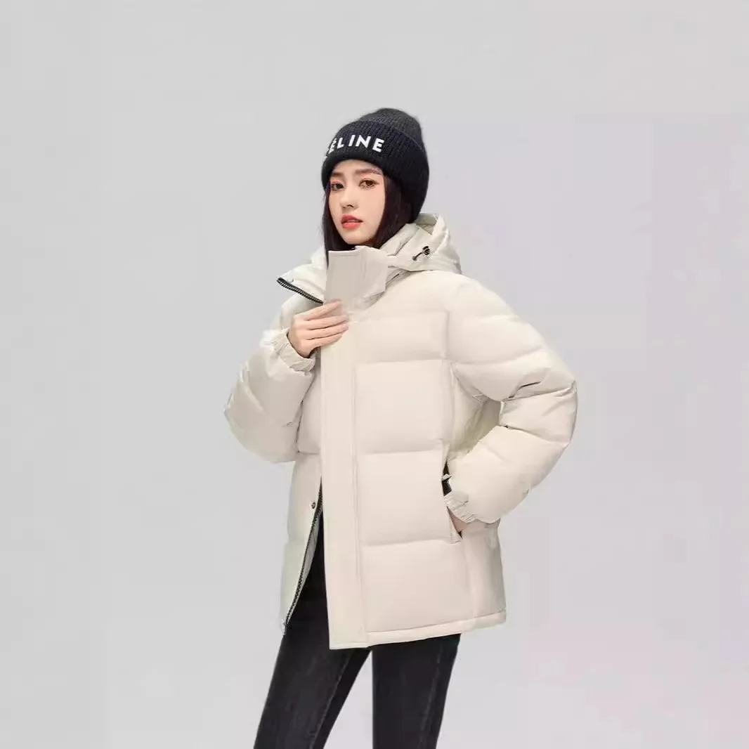 2025 зимний новый пуховик для мужчин и женщин короткий дизайн пар толстое теплое