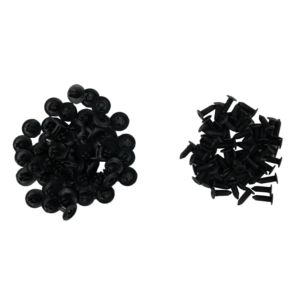 50 шт. зажимы для молдинга переднего бампера и крыла нейлоновые заклепки