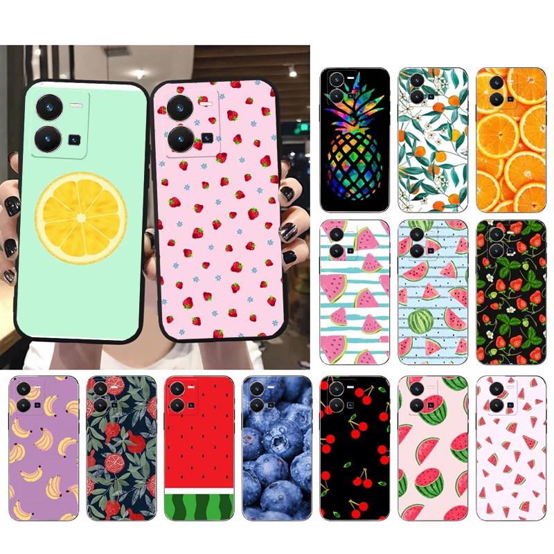

Fruit Phone Case For VIVO Y53S Y33S Y22S Y11S Y31 Y21 Y70 Y20 Y21S Y72 Y35 Y51 Y01 V23E V21 V23 V21E Case