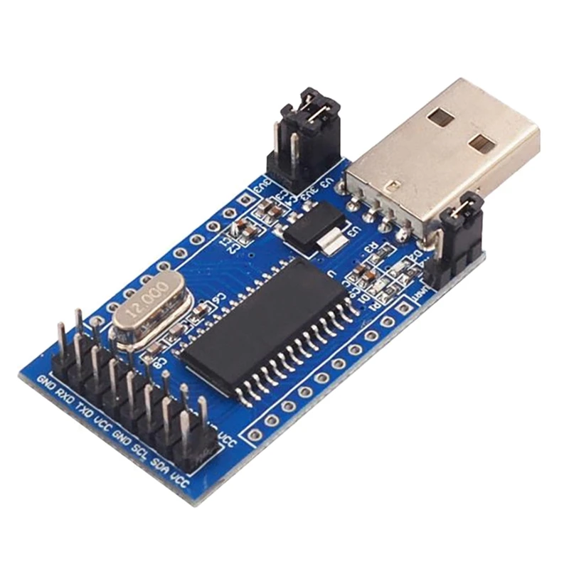 

Hot 341 Module USB To UART IIC SPI TTL ISP EPP/MEM Parallel Port Converter