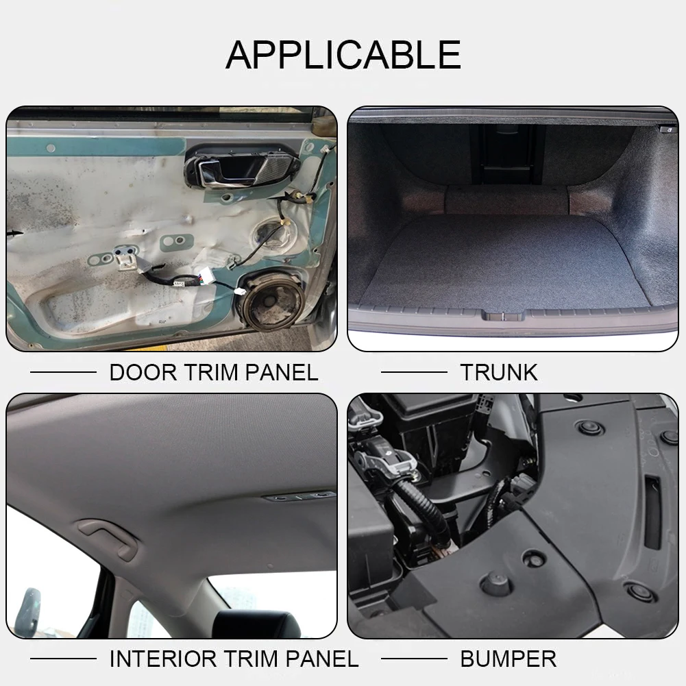 100 шт. внутренние заклепки для автомобиля винты крепежные пластиковые зажимы 7 8