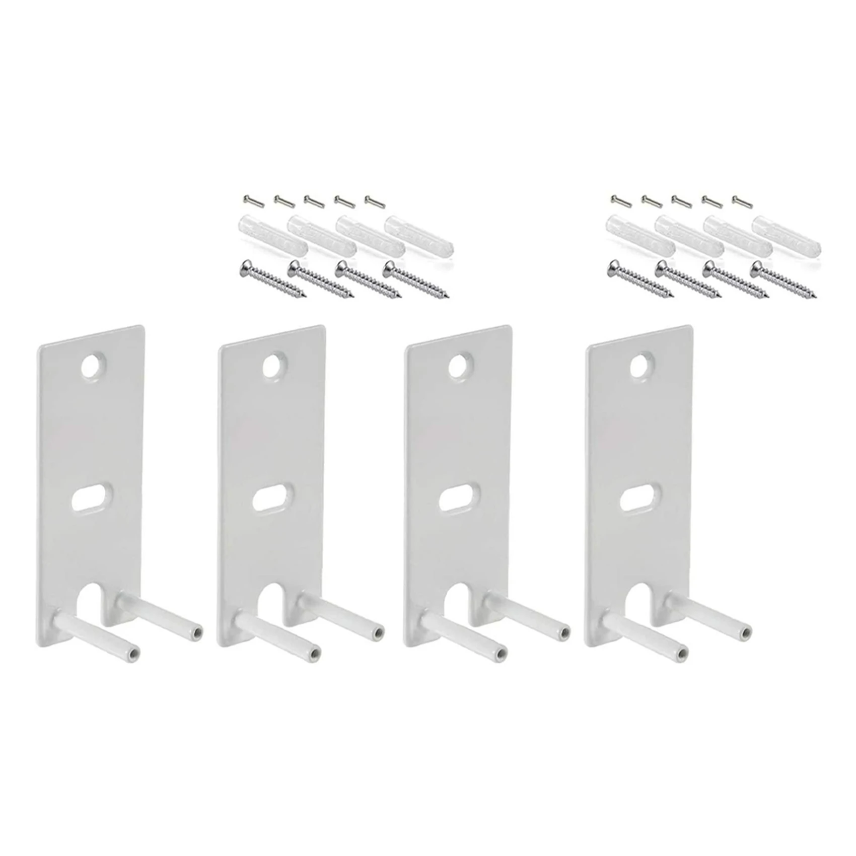 

2 Pair of Wall Mount Bracket for Omnijewel Lifestyle 650 Home System Speakers Wall Mount Brackets Replacement White