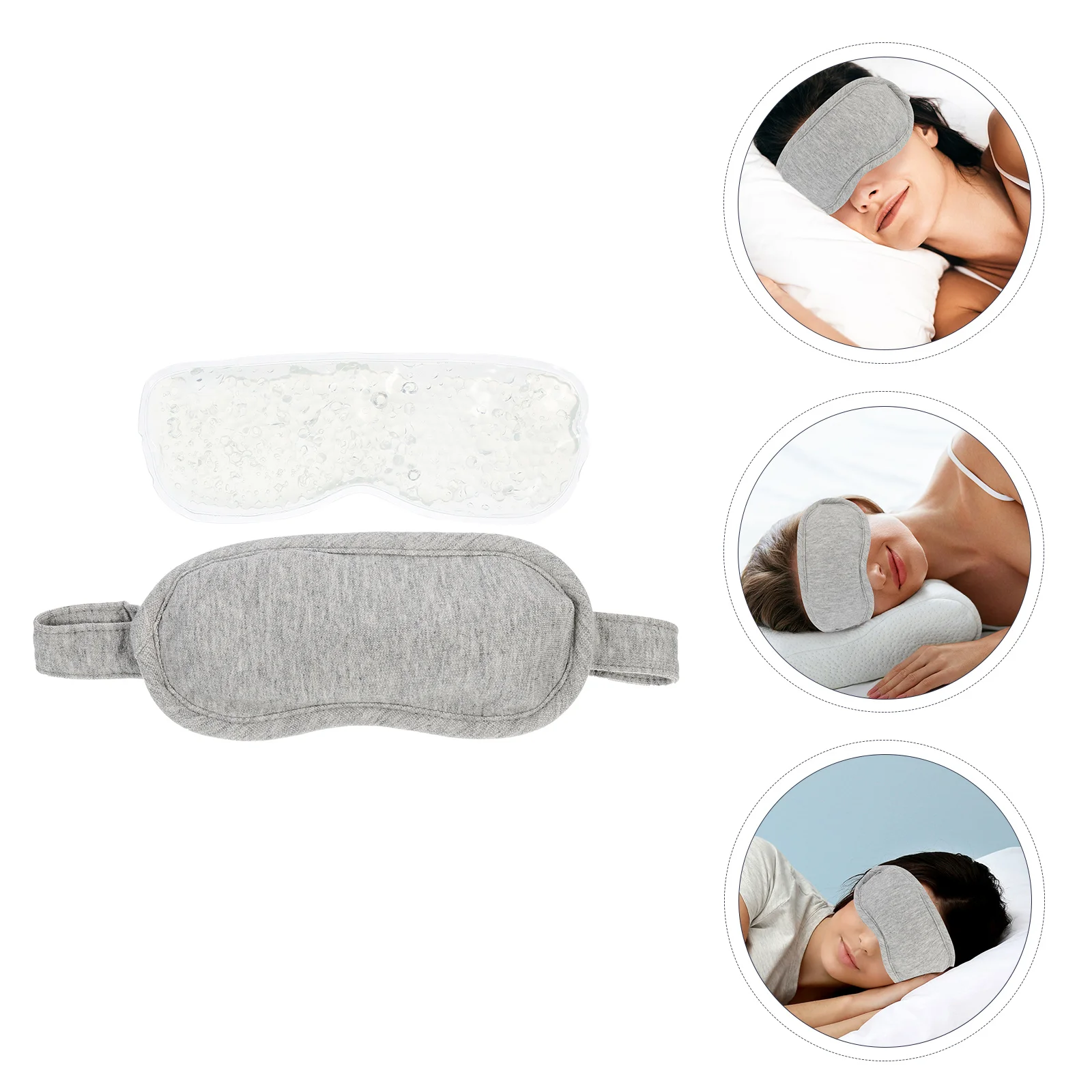 

1 Set Detachable Eye Cover Sleeping Mask Sleeping Mask Cotton Eye Cover for Travel