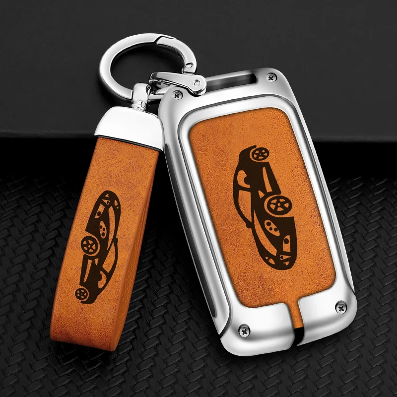 

Car Key Bag Key Case Cover Styling Metal Key Shell For Jaguar XK XKR XF XFR XJ XJL For Land Rover A9 Freelander Accessories