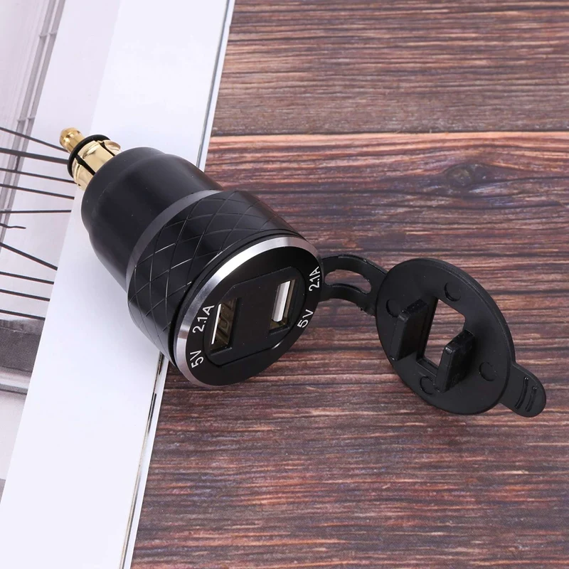 Зарядное устройство для Мотоцикла Bmw двойной USB-адаптер из алюминиевого сплава 5 В