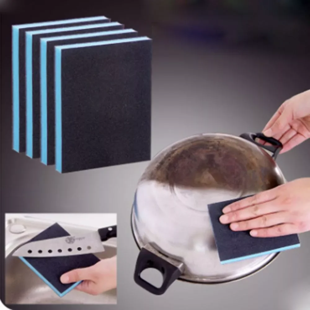 

NEW2022 Fashion High quality Nanometer Diamond Sand Sponge Descaling Clean Magic Brush Decontamination Sponge Brush Kitchen Clea