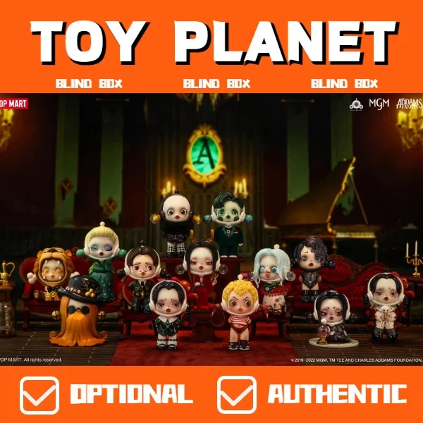 

[TOY PLANET]SKULLPANDA ADDAMS FAMILY series POPMART gift cute lovely