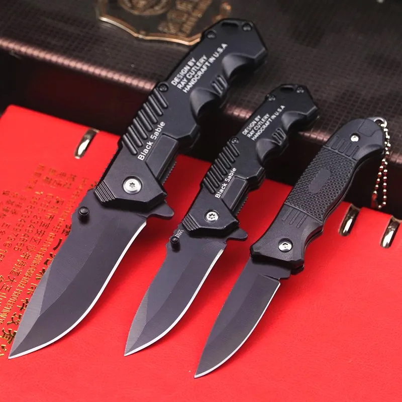 

High hardness outdoor folding knife Tactical Survival pocket knife 3CR13 Steel blade Fishing camping hunting knife EDC tool