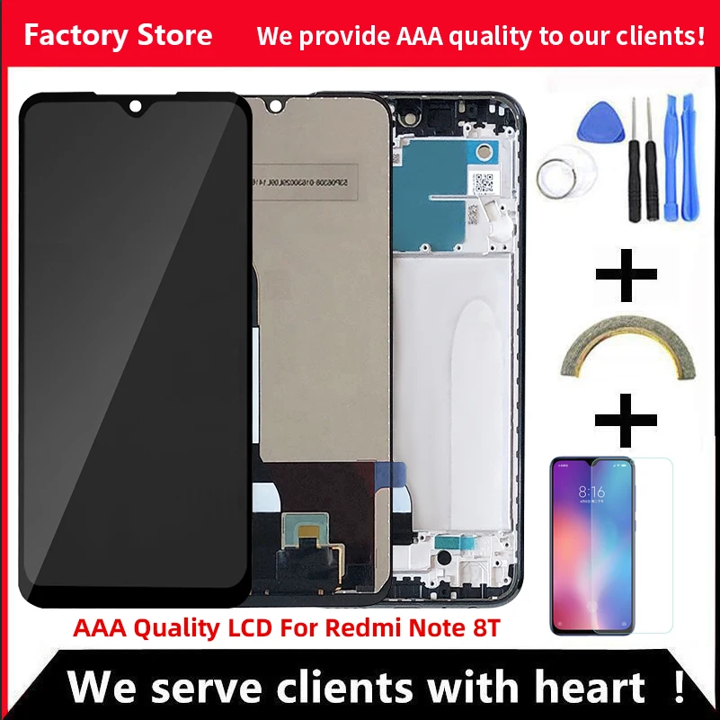 

6.3" AAA Quality LCD For XIAOMI Redmi Note 8T LCD With Frame Display FHD Screen For Redmi Note 8T Display LCD Screen 10-Touch