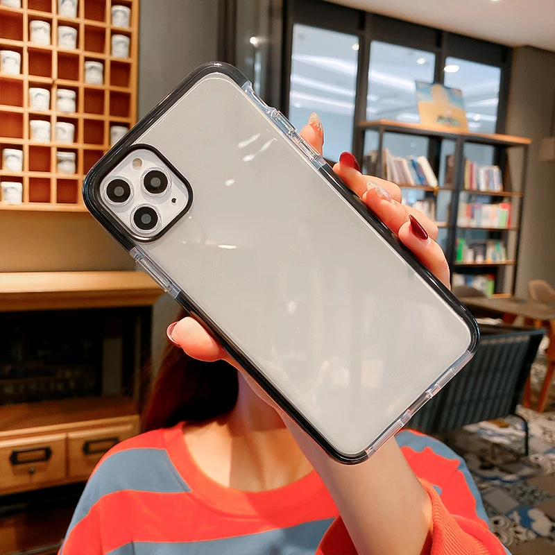 New Electroplated Pink Lens Film Soft Edge Hard Case For iphone 11 12 13 14 Pro Max Xr X Xs 7 8 Plus Phone Case