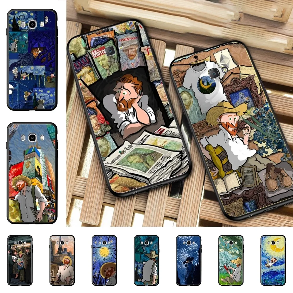 

Van Gogh Phone Case For Samsung J 7 plus 7core J7 neo J6 plus prime J6 J4 J5 Mobile Cover