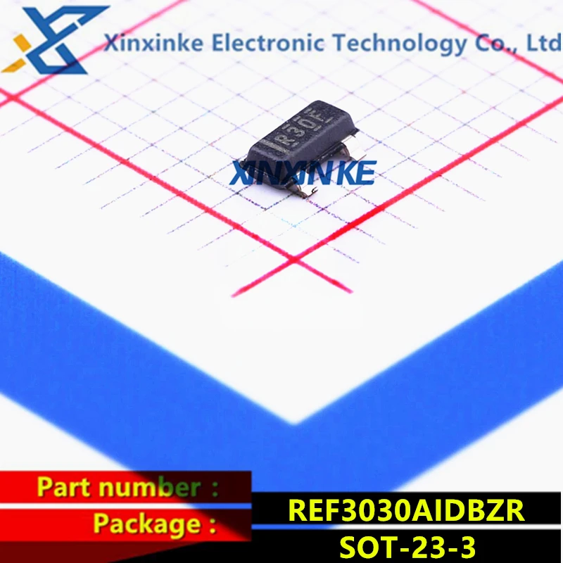 

REF3030AIDBZR R30F SOT-23-3 Voltage References 3.0V 50ppm/DegC 50uA Series Power Management ICs Brand New Original