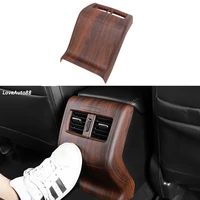 car rear exhaust air outlet decorative frame chrome car interior central armrest box for honda accord 10th 2018 2019 2020 2021