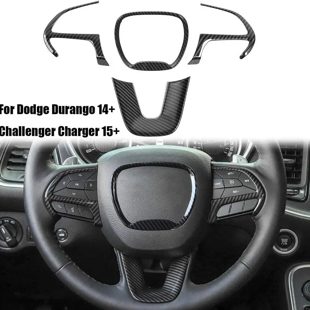 Trim Cover Decor Trim Sticker For Dodge Challenger Charger 2015+ Interior Decoration Accessories