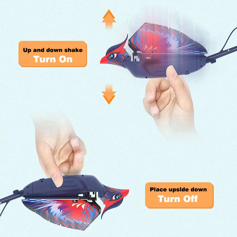 TOPEKIA RC Птица металлическая игрушка