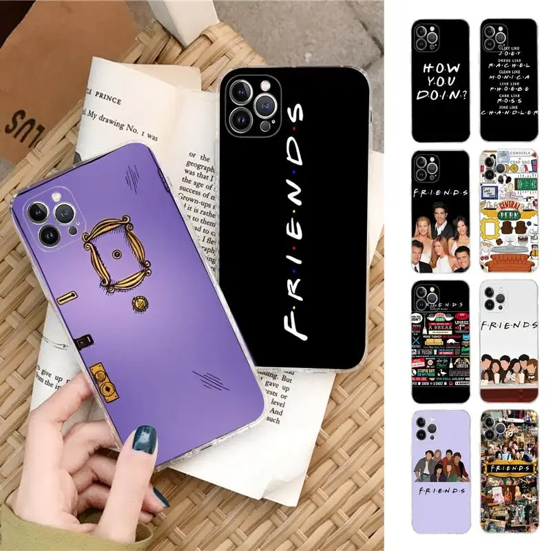 

Friends Tv Show Phone Case Silicone Soft for iphone 14 13 12 11 Pro Mini XS MAX 8 7 6 Plus X XS XR Cover