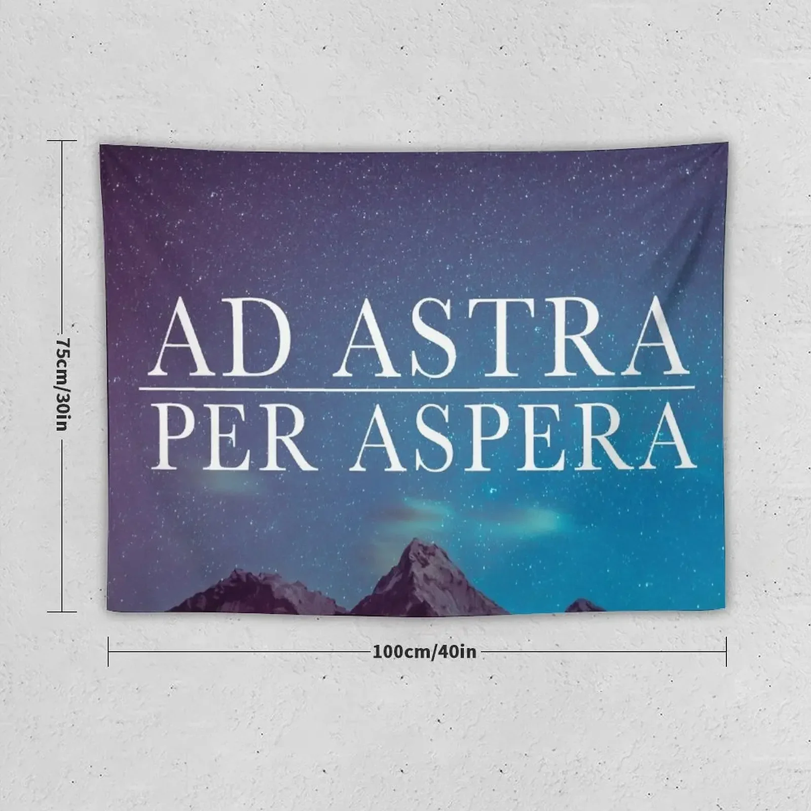 Гобелен Ad Astra Per Aspera Декор для дома в скандинавском стиле милый украшение спальни