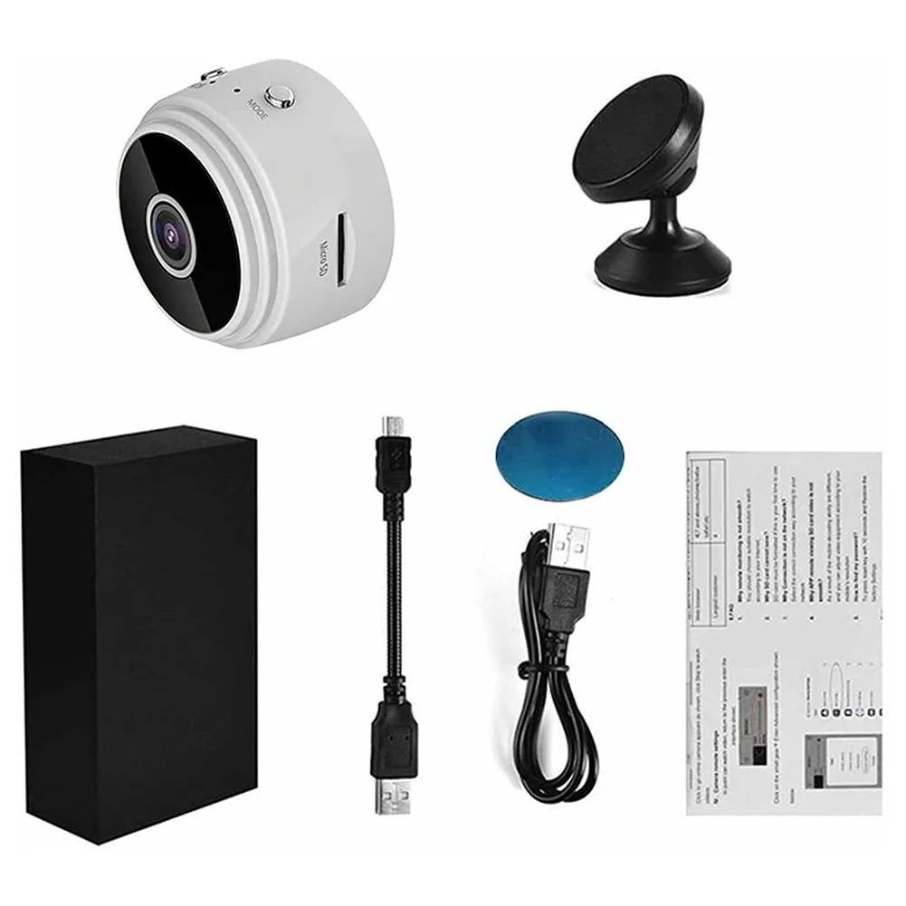 

Wireless Magnetic Adhesive Rear Infrared Night Vision View Camera Reversing Monitoring Alarm Device HD 1080P WIFI Remote Connect