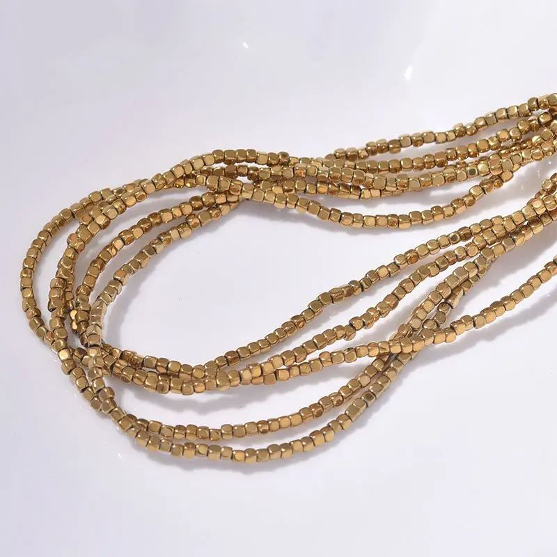 Женские браслеты из гематита 2 мм 210 шт. | Бусины