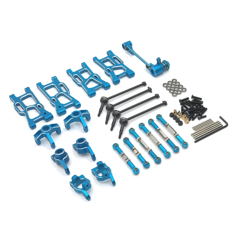 

Metal Upgrade Swing Arm Steering Cup Set of 9 For WLtoys 144010 144001 144001 124017 124016 124018 124019 RC Car Parts