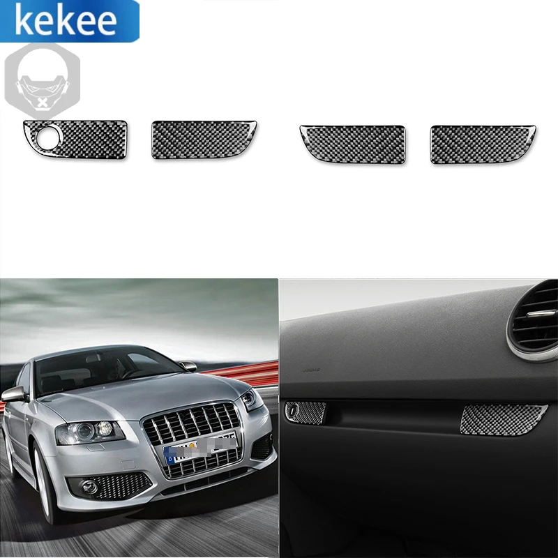 

Аксессуары для автомобиля, карбоновые, для панелей Audi A3, S3, 8P, 2006, 2007